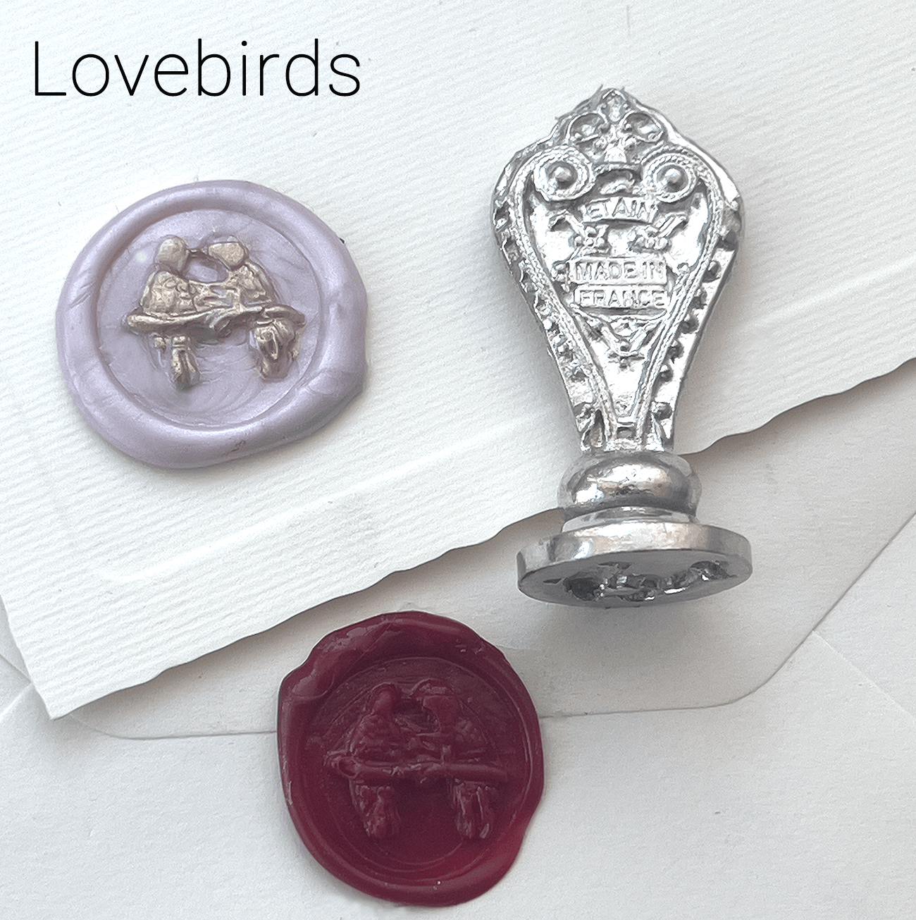 Favorite Story Papier Plume Cast Pewter Wax Seal from France