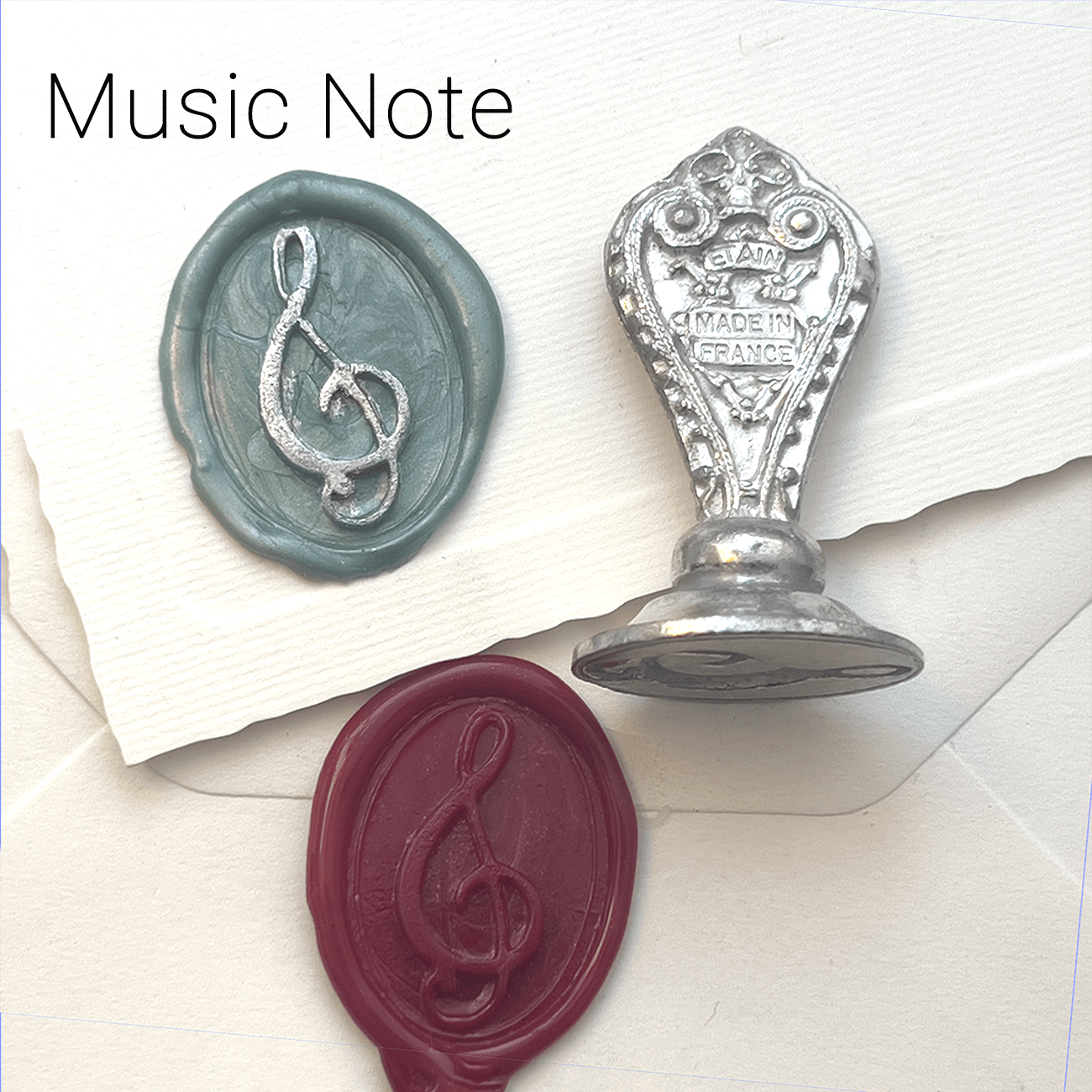 Favorite Story Papier Plume Cast Pewter Wax Seal from France