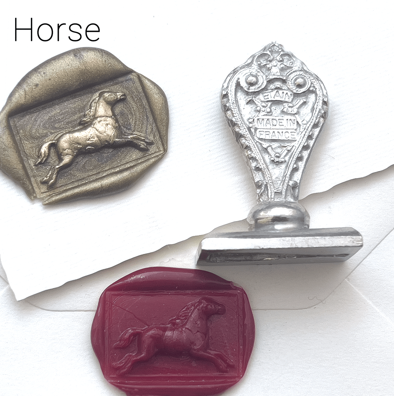 Favorite Story Papier Plume Cast Pewter Wax Seal from France