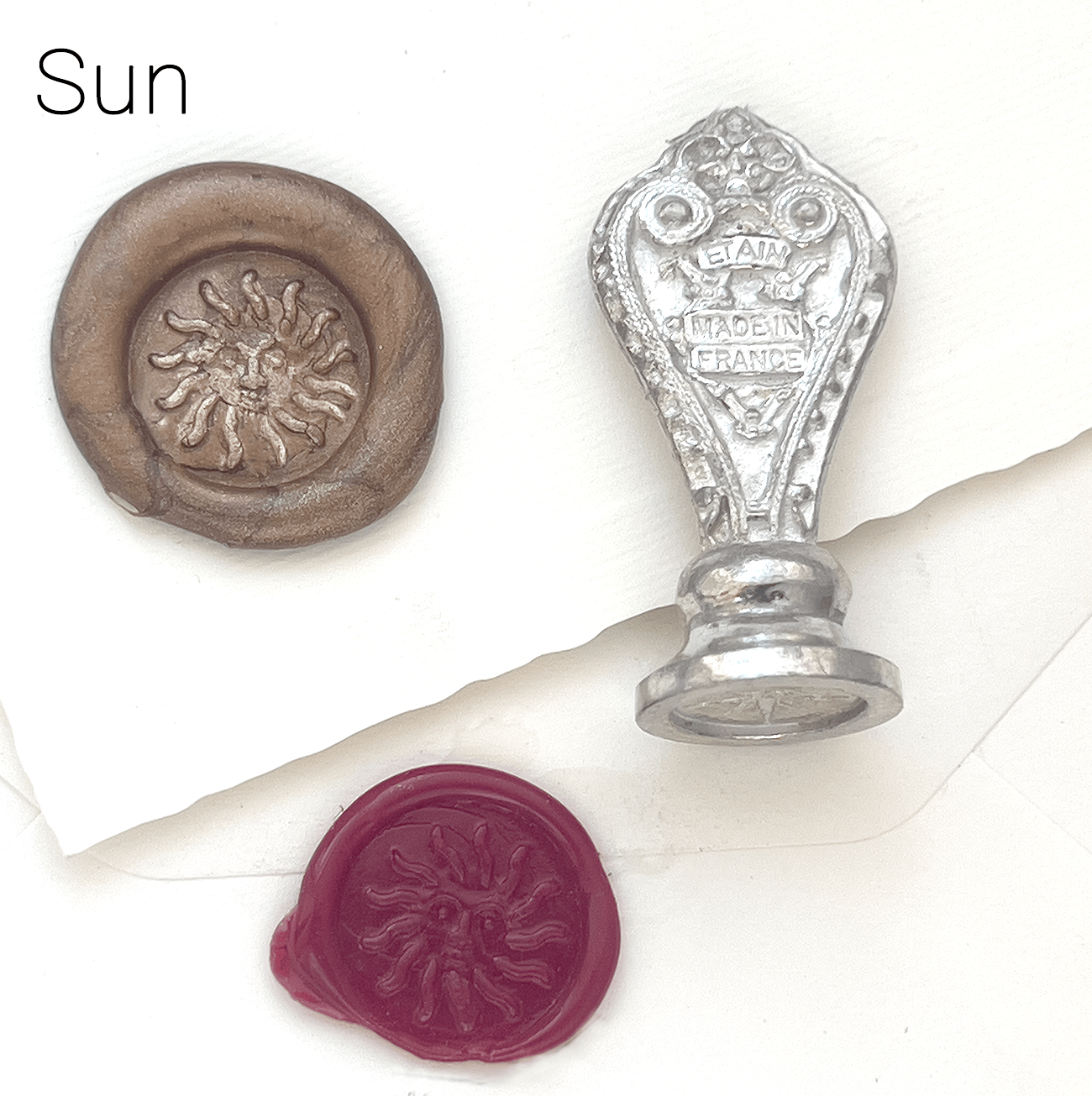 Favorite Story Papier Plume Cast Pewter Wax Seal from France
