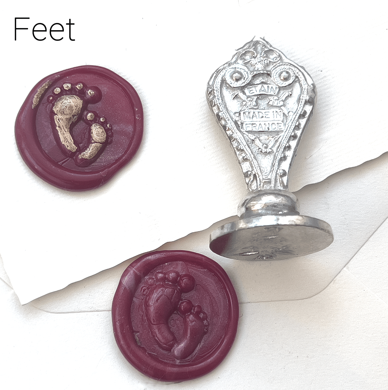 Favorite Story Papier Plume Cast Pewter Wax Seal from France
