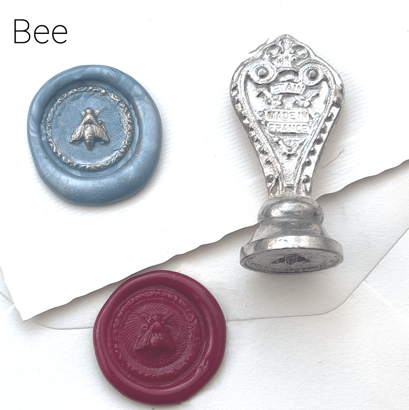 Favorite Story Papier Plume Bee Cast Pewter Wax Seal from France