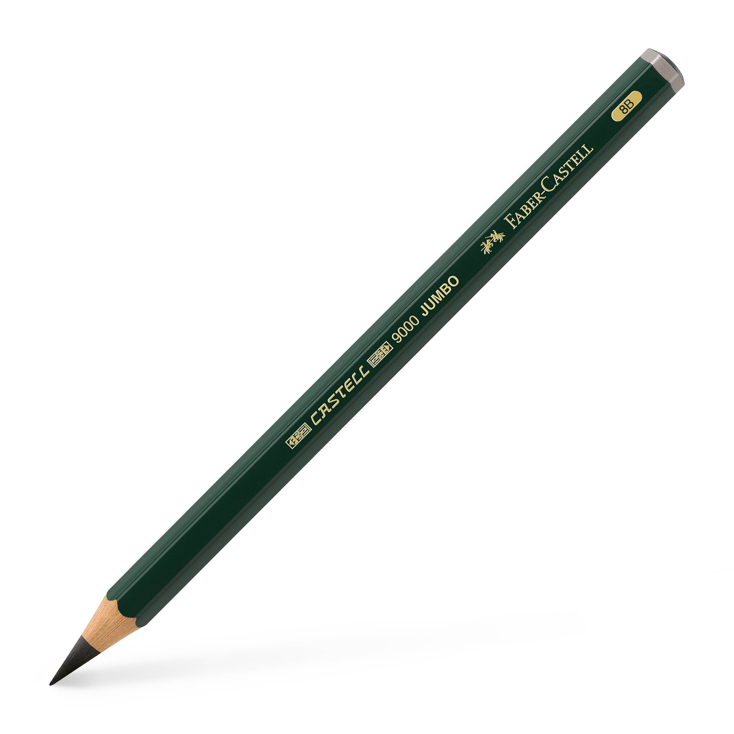 Favorite Story Faber-Castell / Creativity for Kids 8B Castell 9000 Jumbo Graphite Pencils - Open Stock Boxes/6