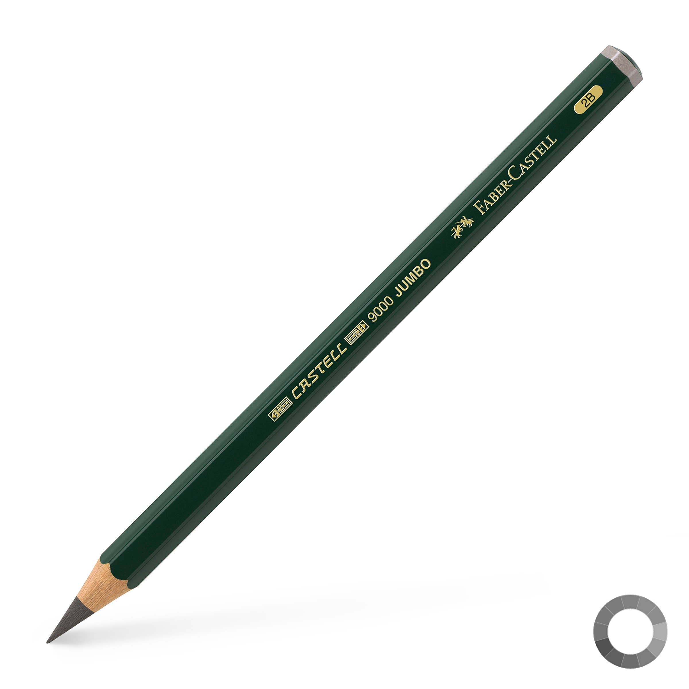 Favorite Story Faber-Castell / Creativity for Kids 8B Castell 9000 Jumbo Graphite Pencils - Open Stock Boxes/6