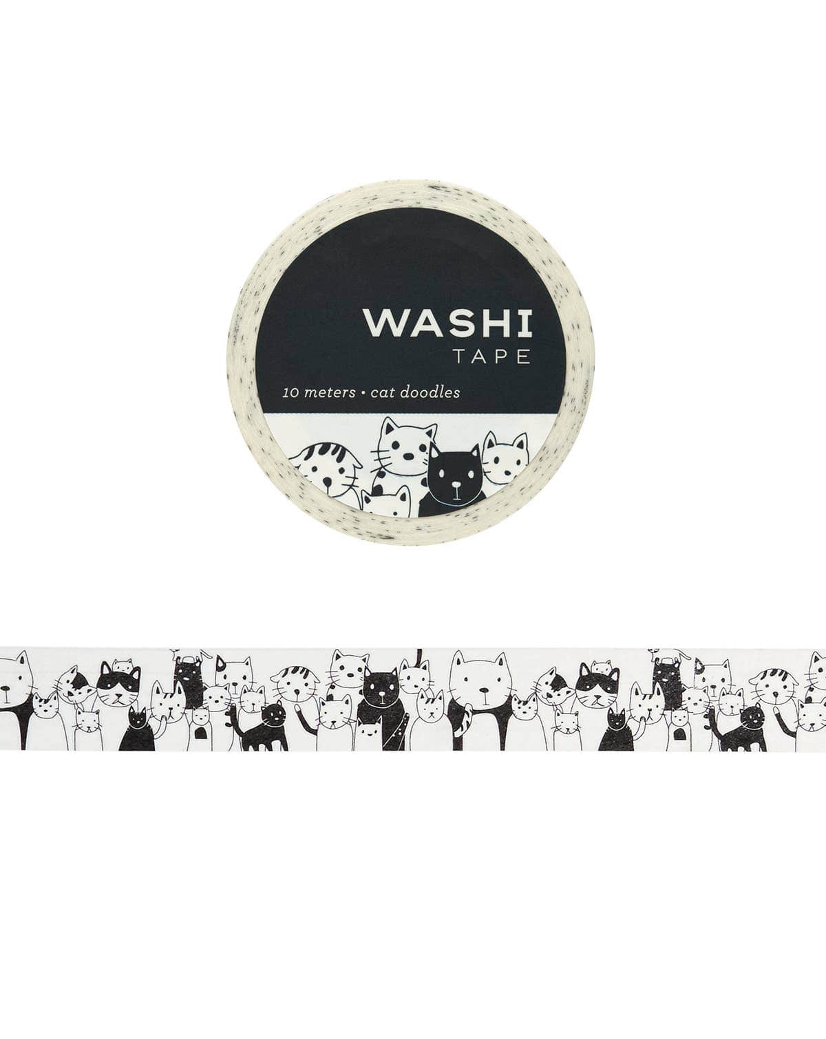 Favorite Story Girl of All Work Cat Doodles Washi Tape