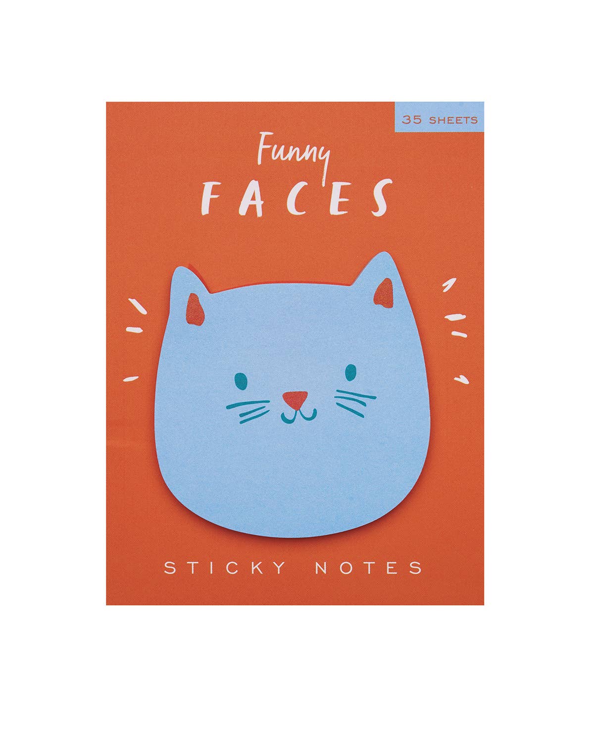 Favorite Story Girl of All Work Cat Funny Faces Sticky Notes