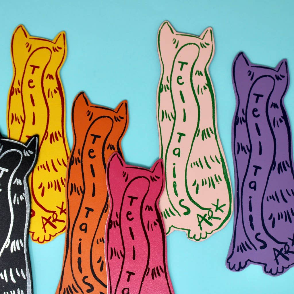 Favorite Story Ark Colour Design New Pink Cat Tails Bookmark