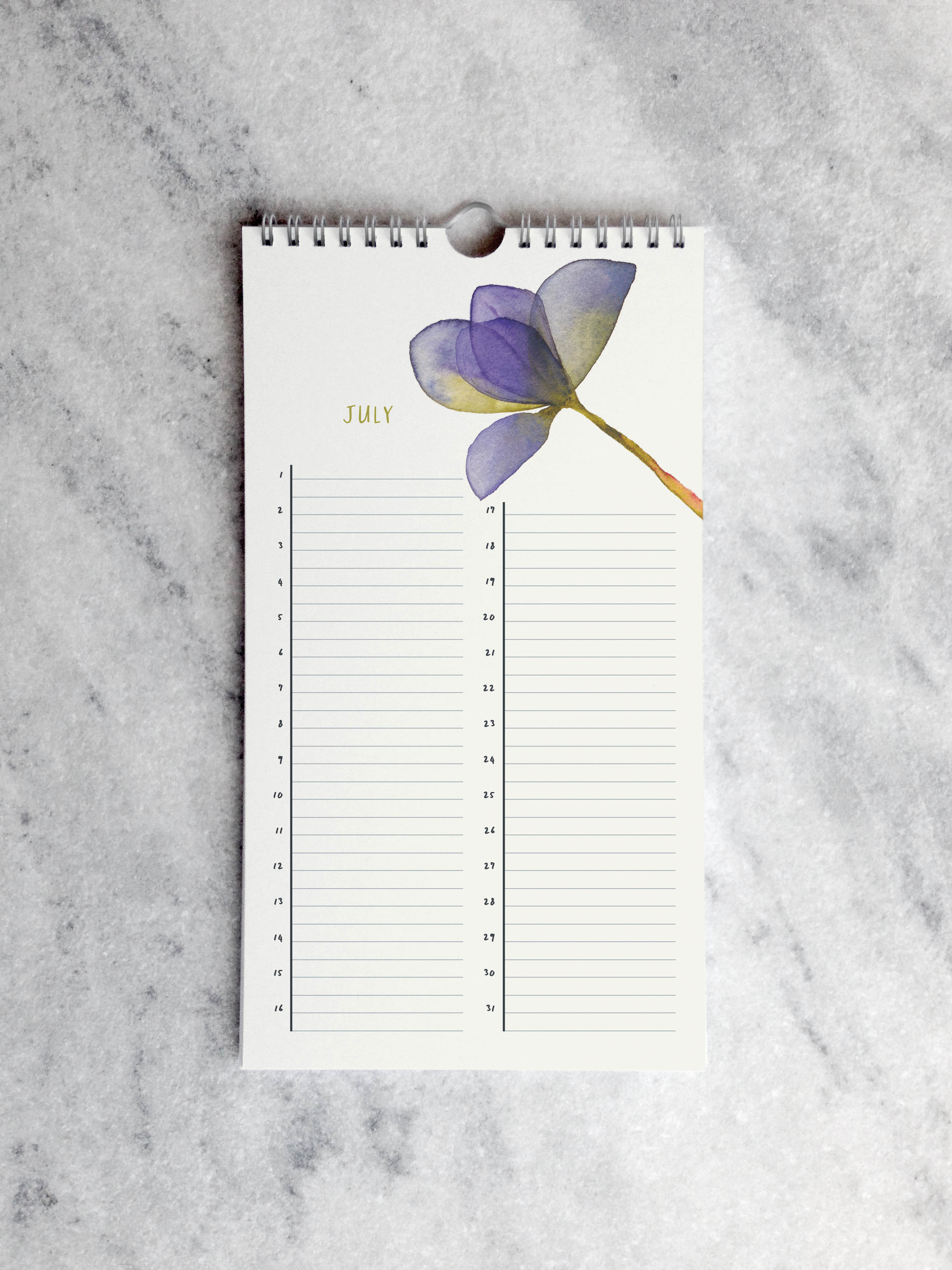 Favorite Story Celebration Calendar Favorite Story Celebration Calendar, Blooms