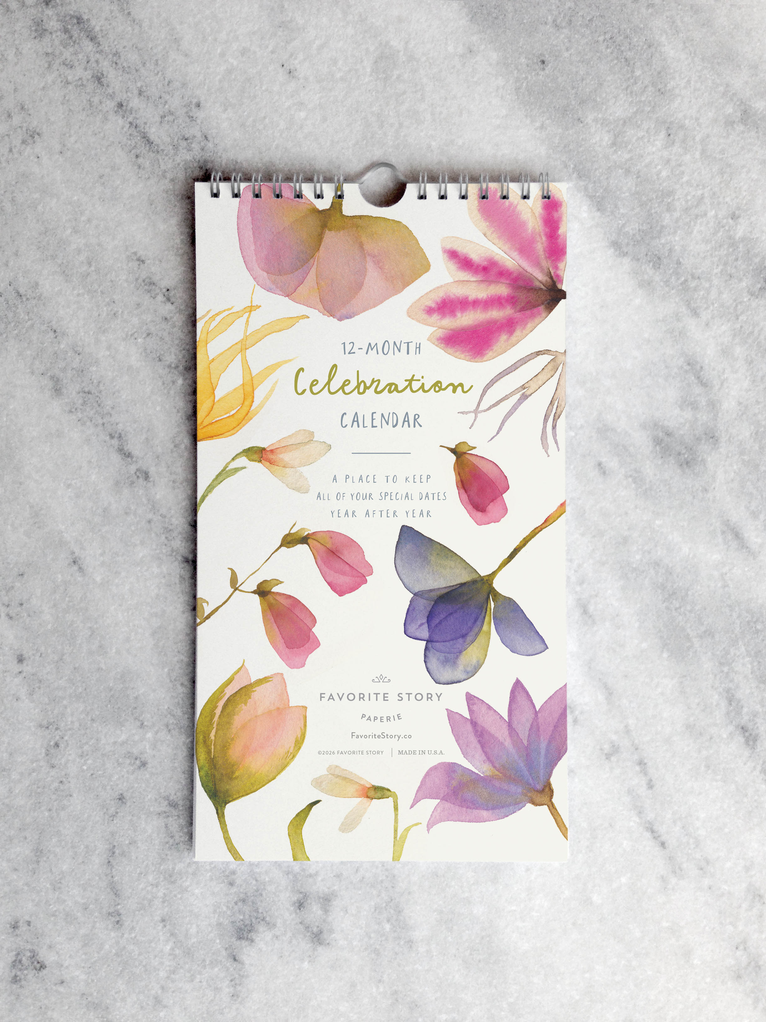 Favorite Story Celebration Calendar Favorite Story Celebration Calendar, Blooms