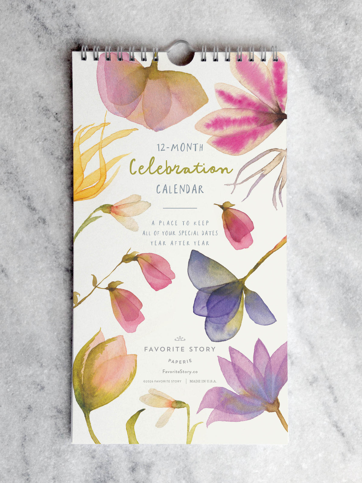Favorite Story Celebration Calendar Favorite Story Celebration Calendar, Blooms