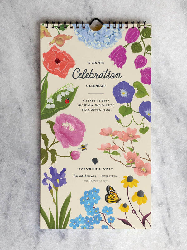 Favorite Story Celebration Calendar Botanicals Celebration Calendar