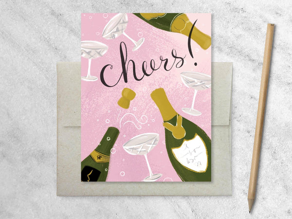 Favorite Story Celebration Card Champaign Toast