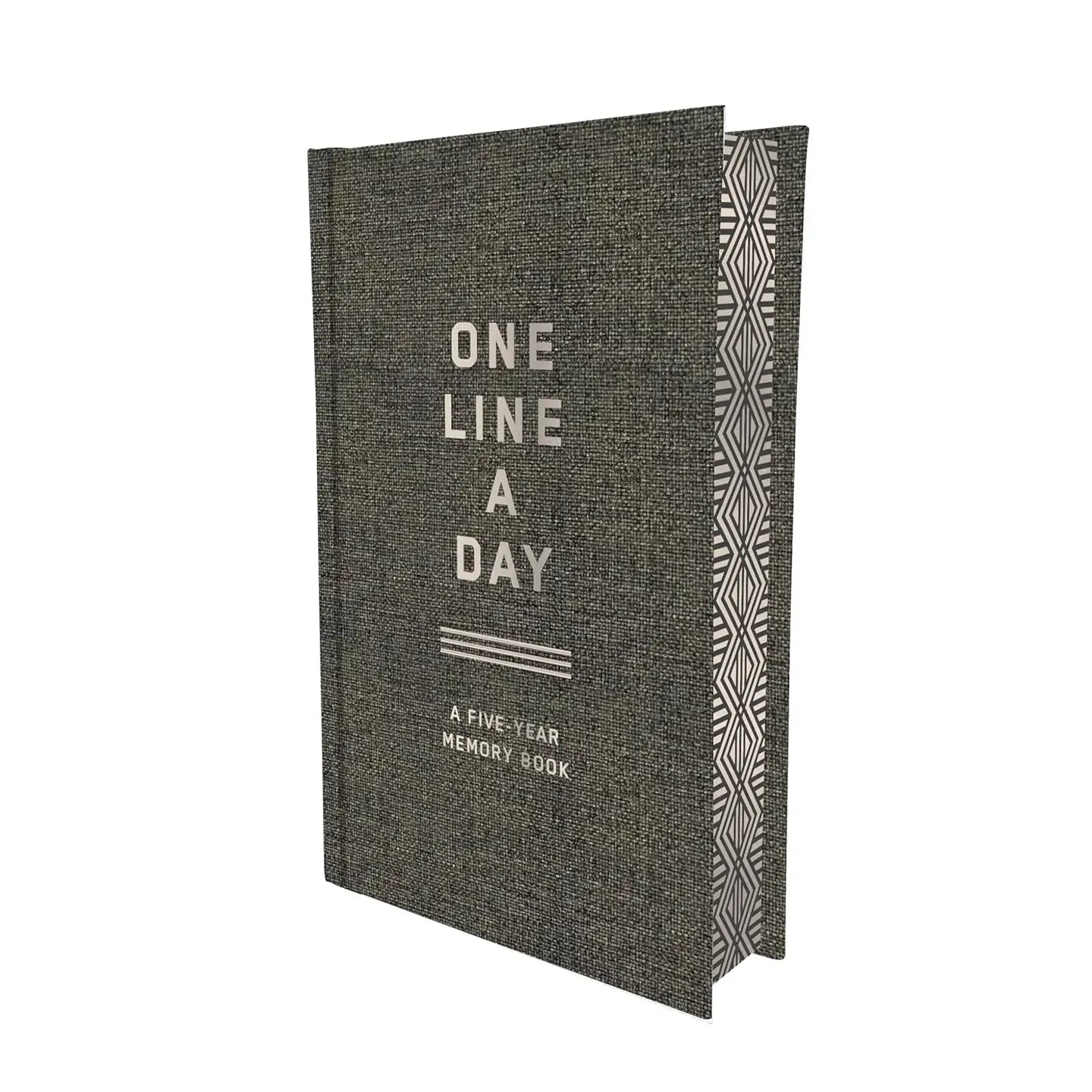 Favorite Story Journal Favorite Story Charcoal Canvas One Line A Day