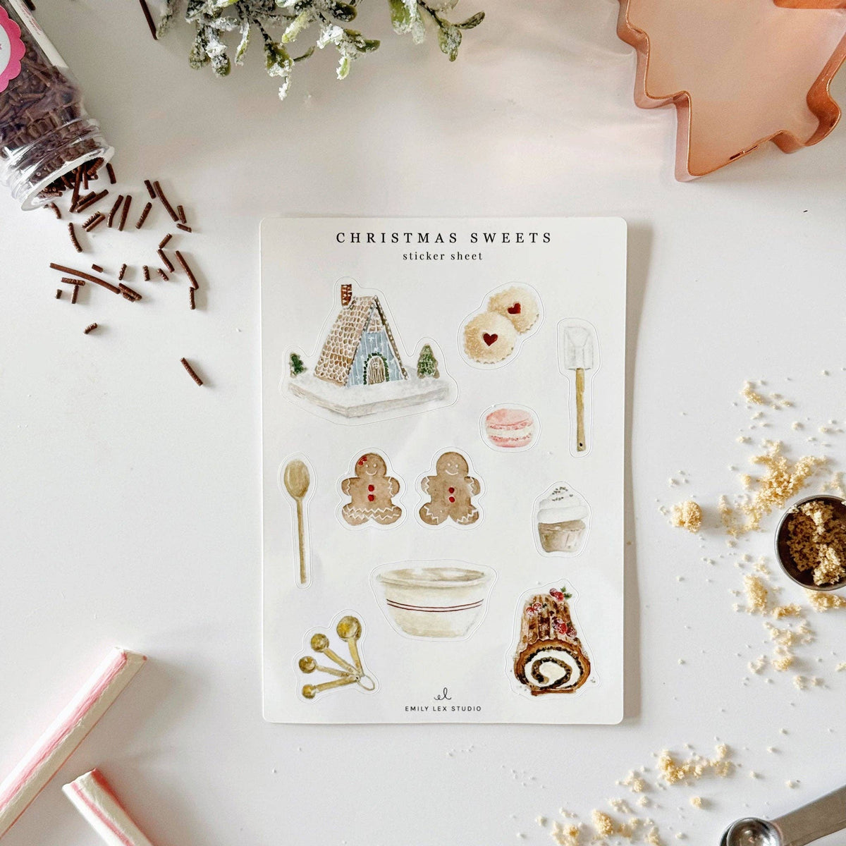 Favorite Story emily lex studio Christmas sweets sticker sheets