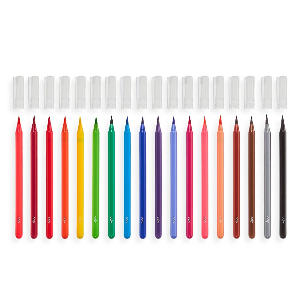Favorite Story OOLY Chroma Blends: Watercolor Brush Markers (Set of 18)