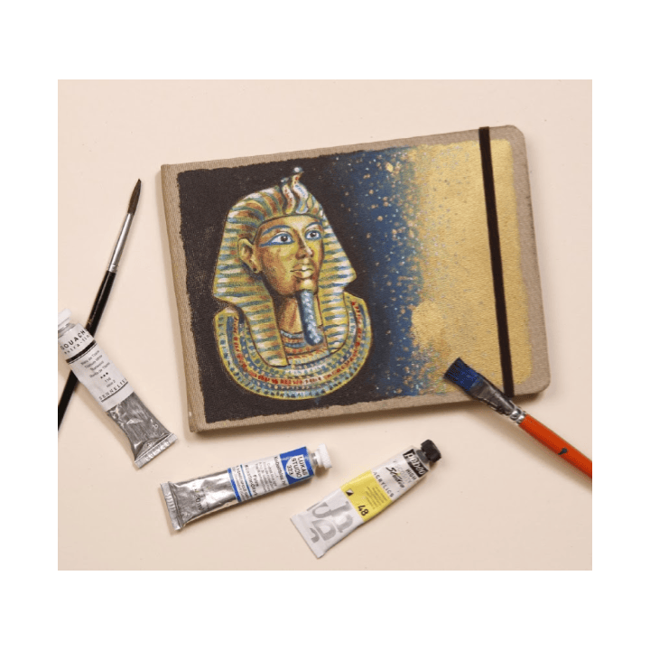 Favorite Story Exaclair 6 x 8.25 Medium Landscape Clairefontaine Goldline Mixed Media Art Journal - 3 Sizes