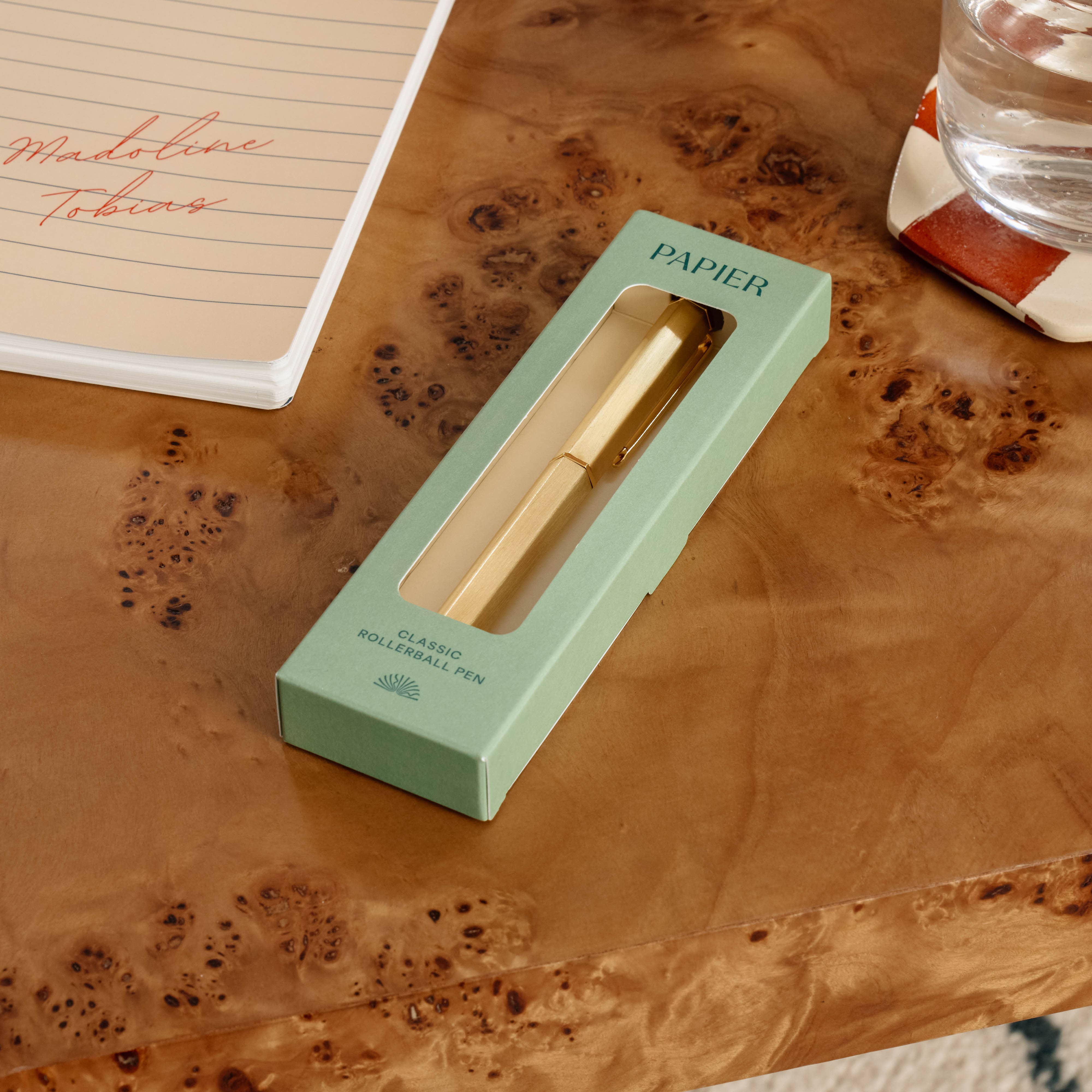 Favorite Story Papier Classic Rollerball Pen with Pen Clip