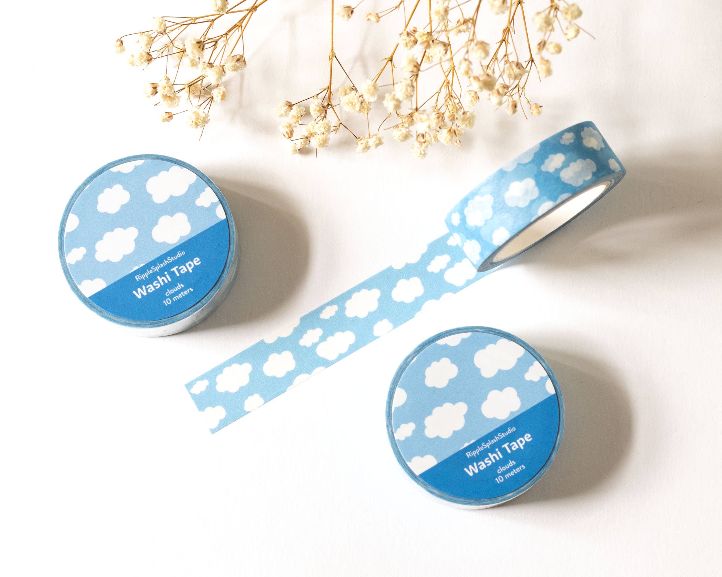 Favorite Story RippleSplash Studio Clouds Washi Tape