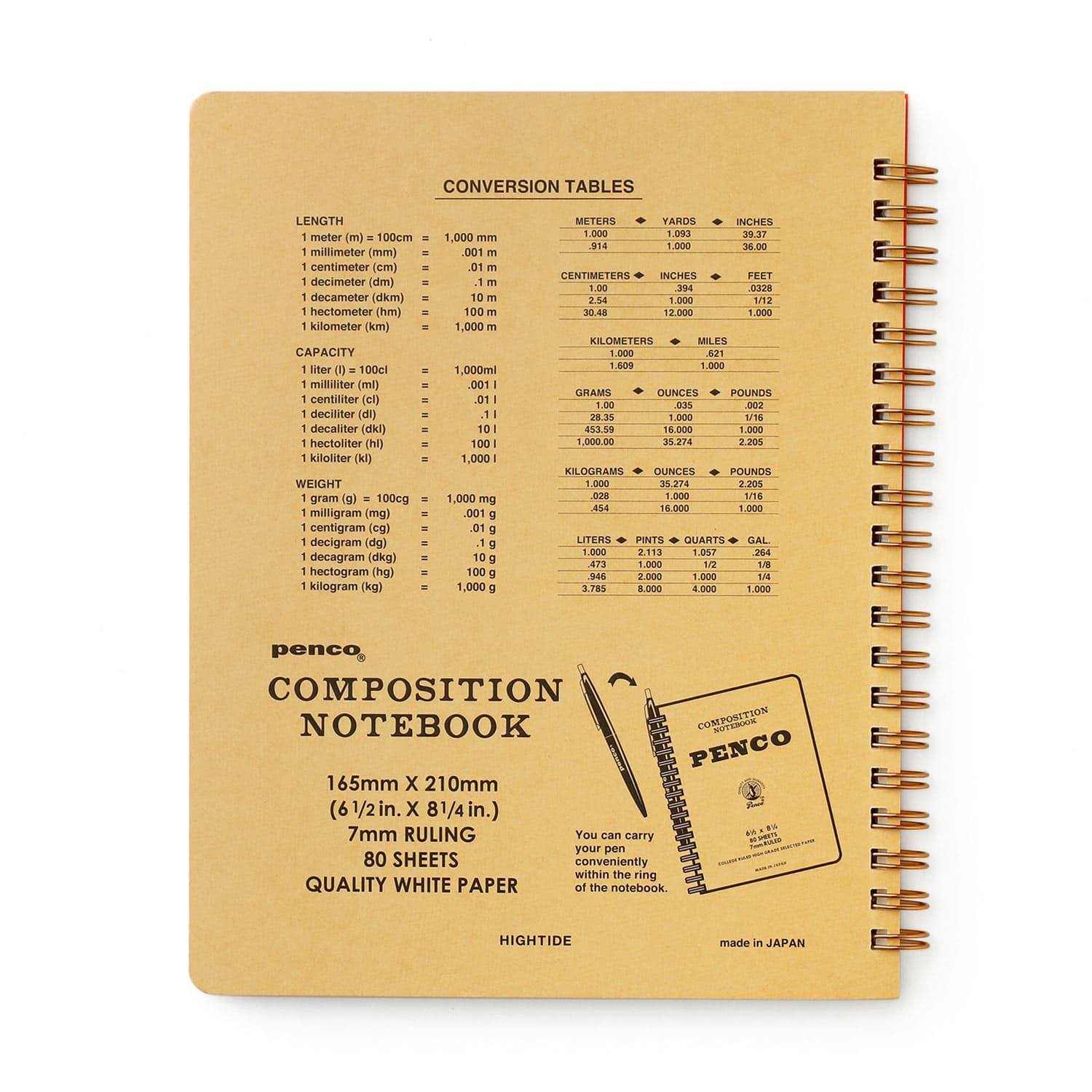 Favorite Story Penco Coil Notebook, Large