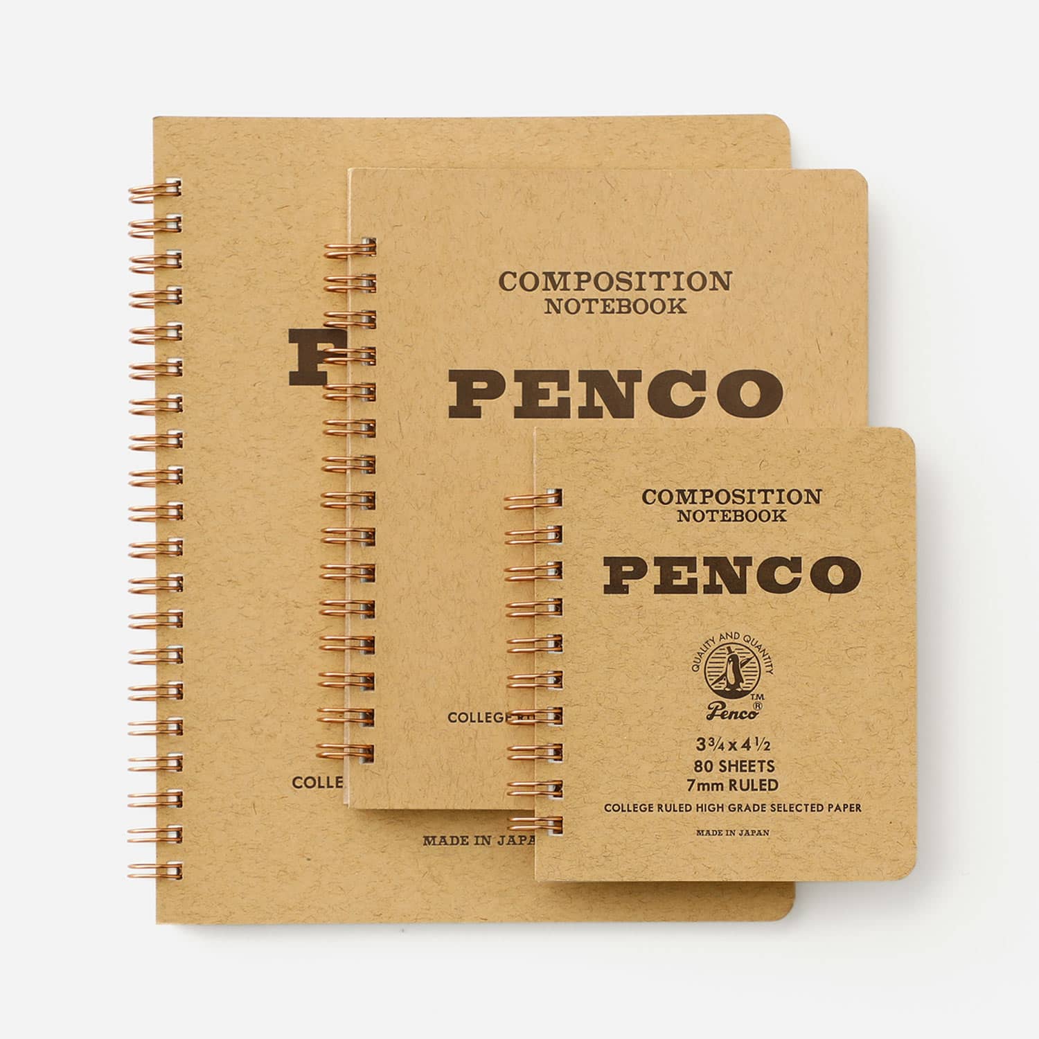 Favorite Story Penco Natural Coil Notebook, Large