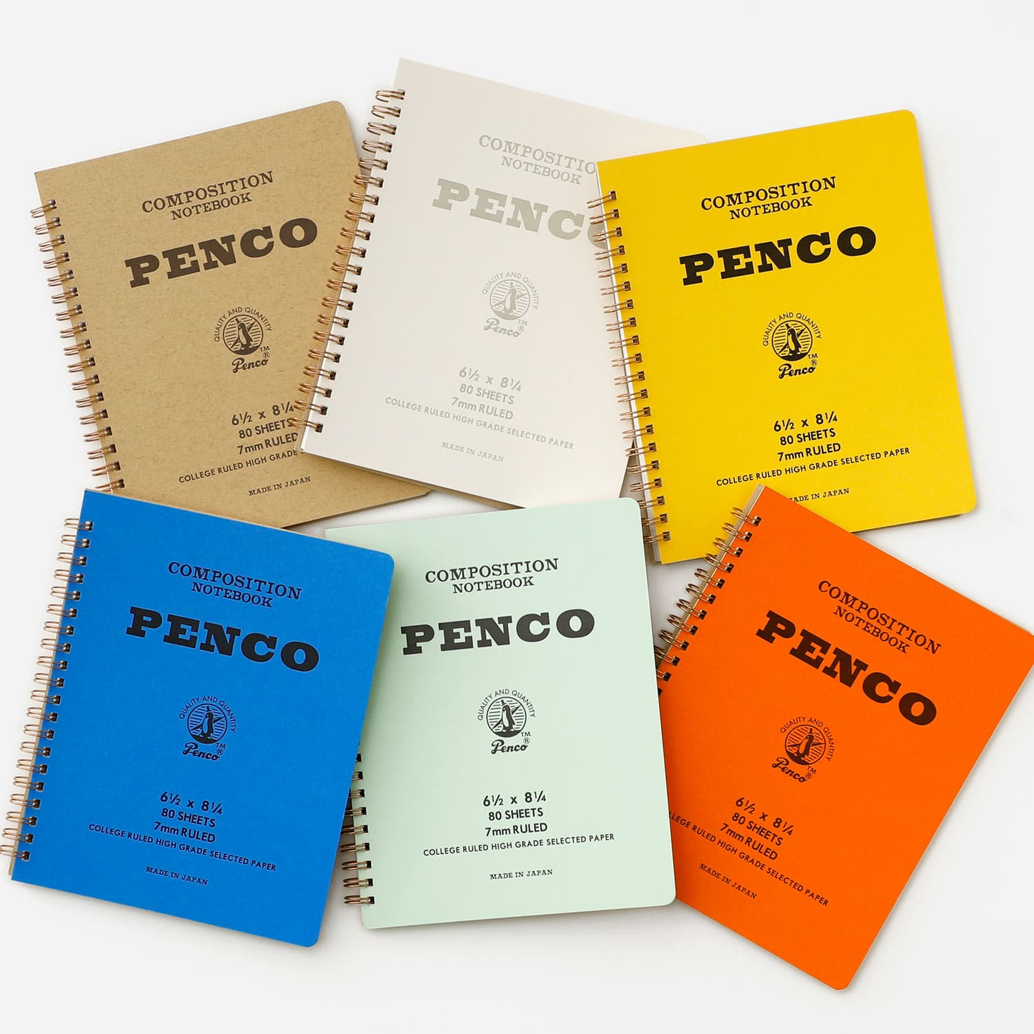 Favorite Story Penco White Coil Notebook, Large
