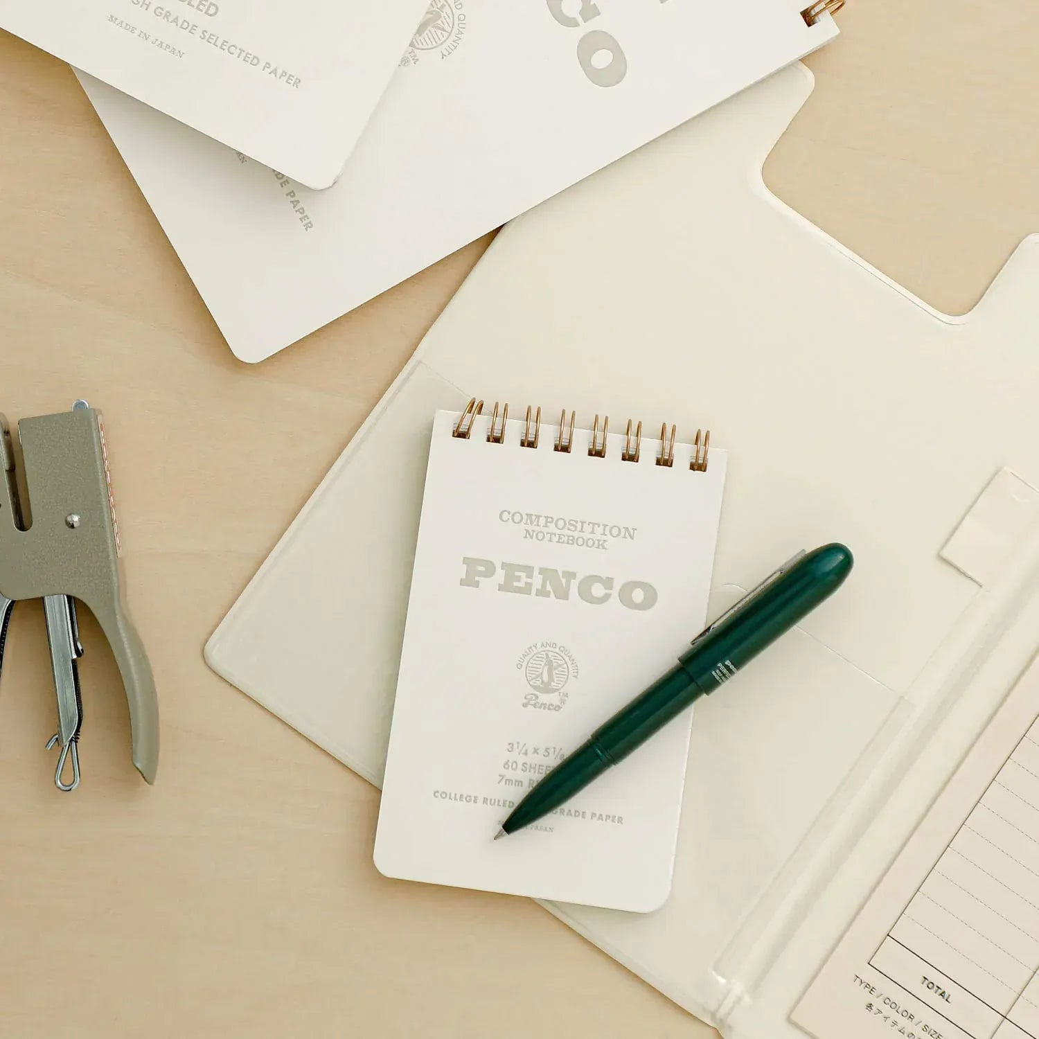 Favorite Story Penco White Coil Notepad, Small