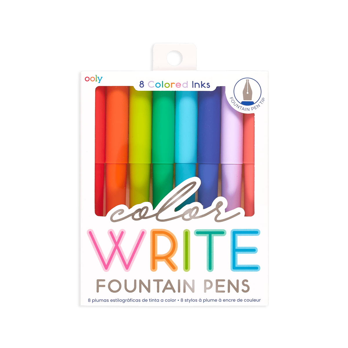 Favorite Story OOLY Color Write: Fountain Pens (Set of 8)