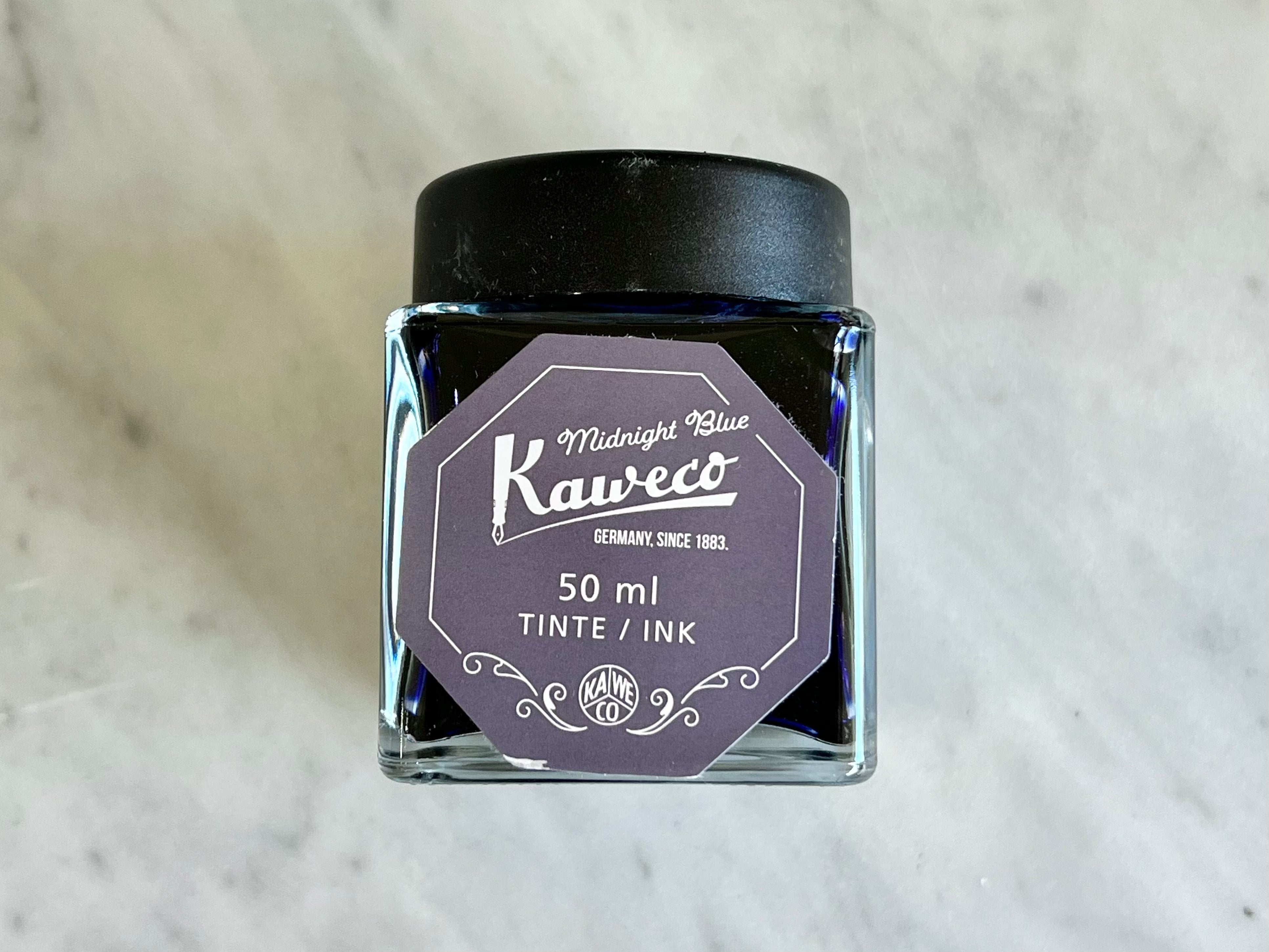 Favorite Story Fountain Pen Ink Kaweco Midnight Blue Colored Ink, 50ml