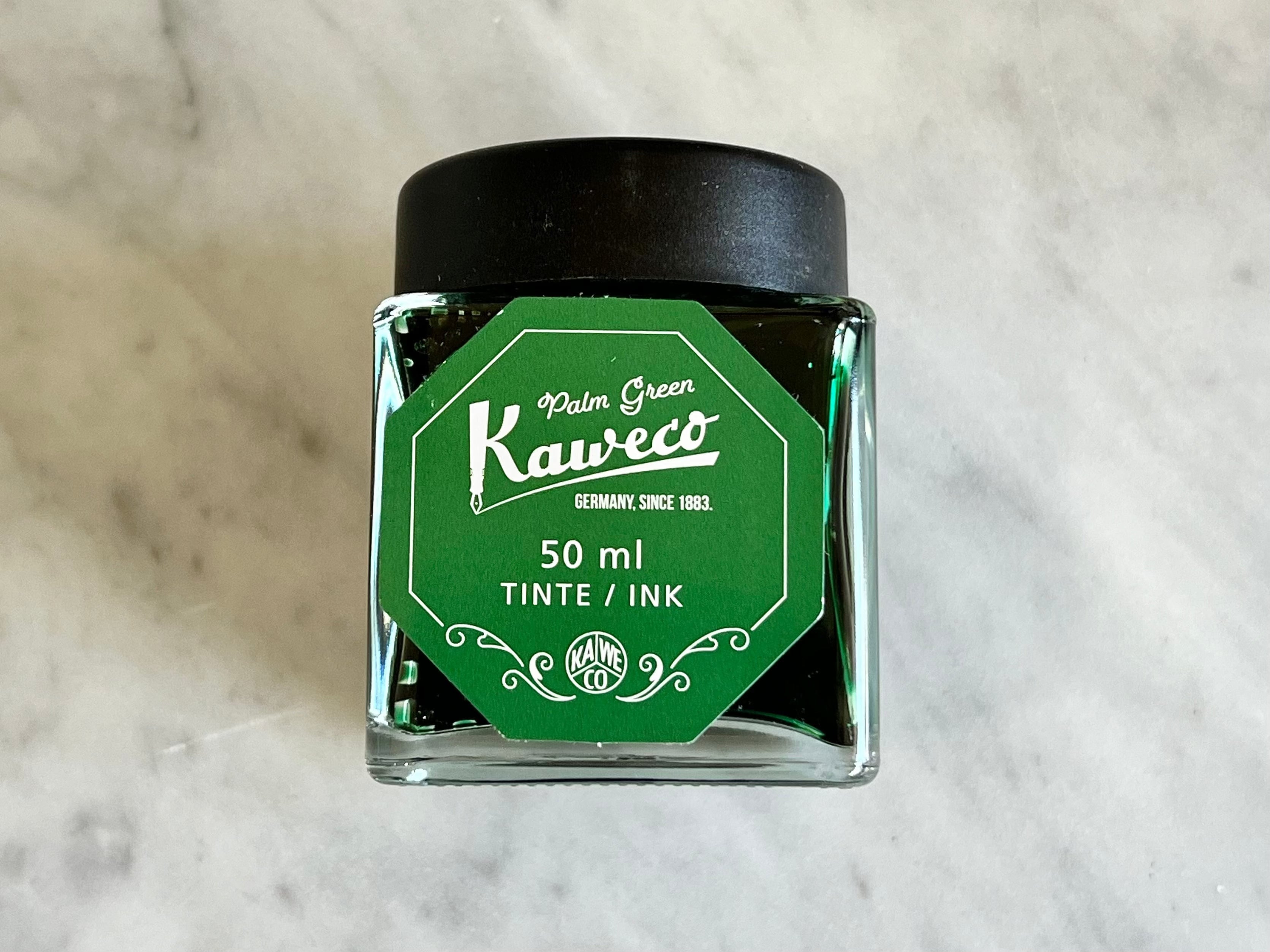 Favorite Story Fountain Pen Ink Kaweco Palm Green Colored Ink, 50ml