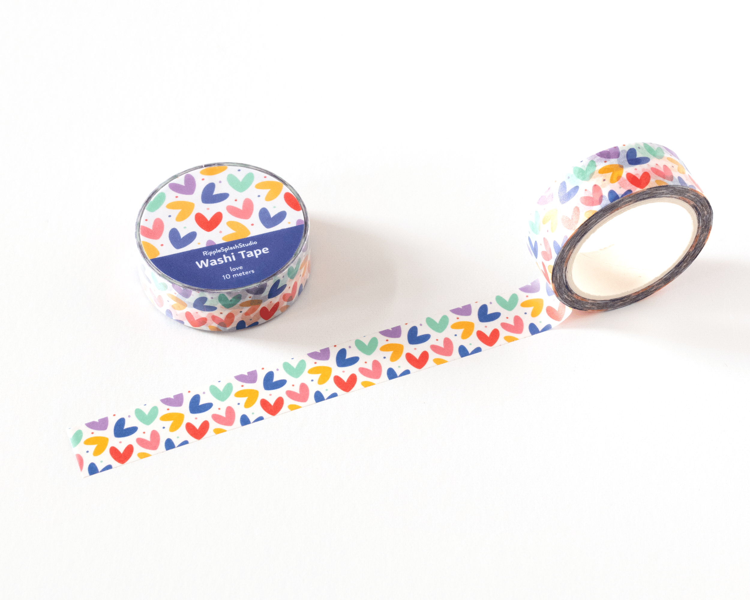 Favorite Story RippleSplash Studio Colorful Heart Washi Tape