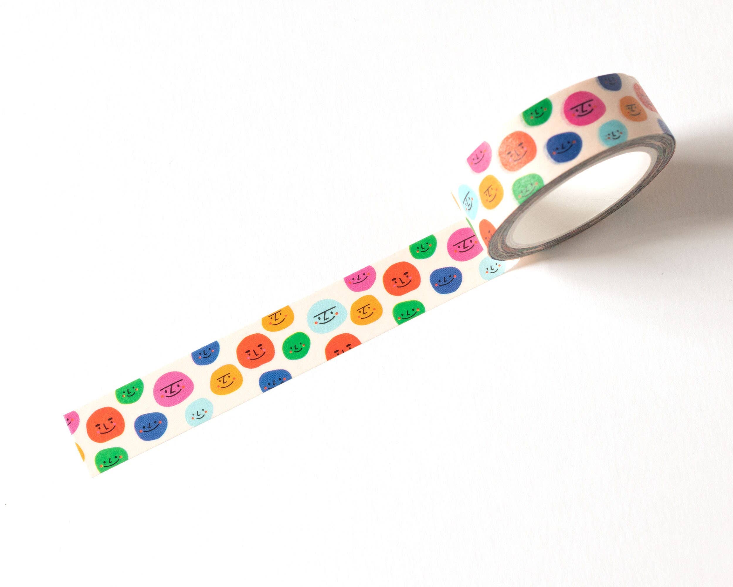Favorite Story RippleSplash Studio Colorful Smiley Faces Washi Tape