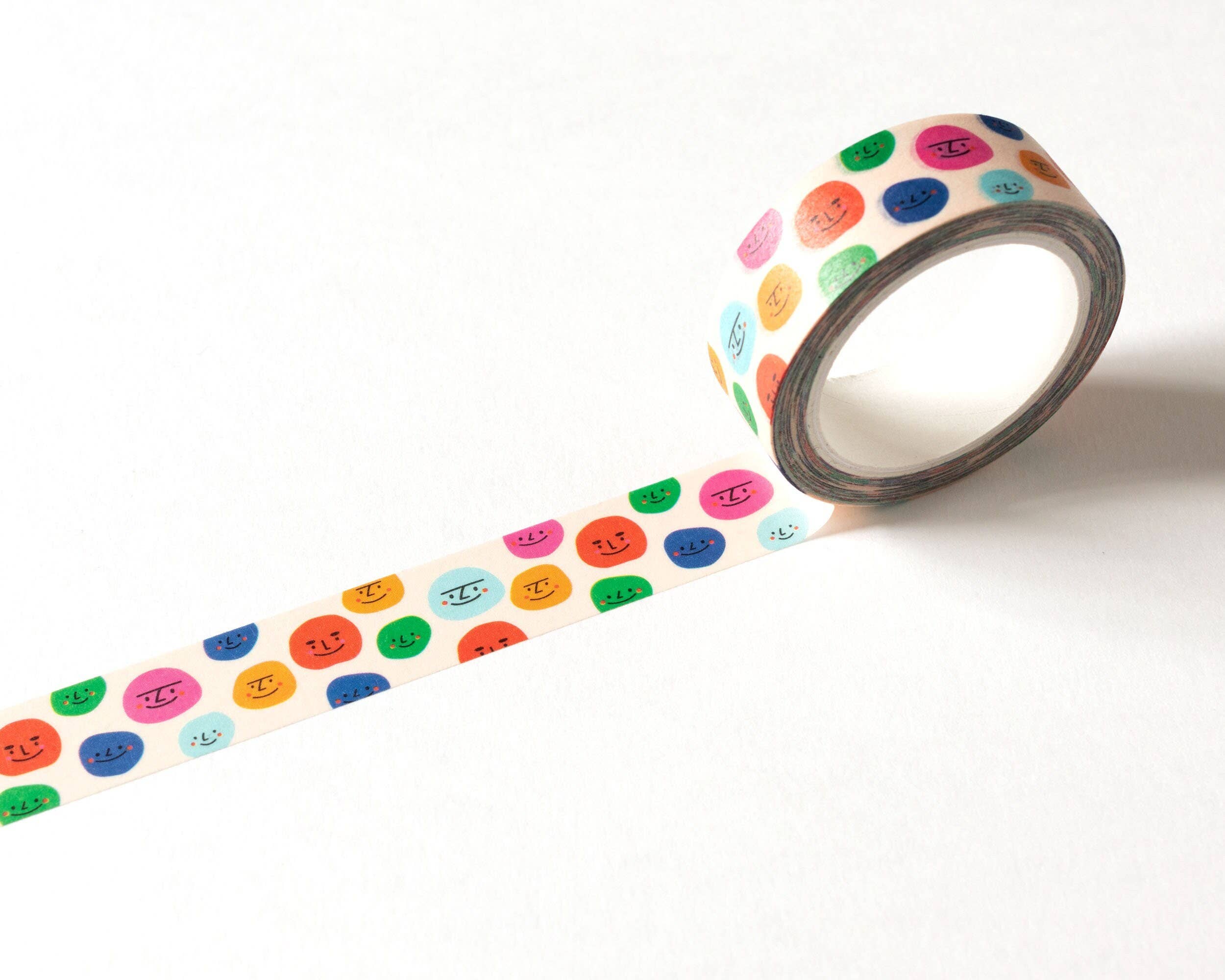 Favorite Story RippleSplash Studio Colorful Smiley Faces Washi Tape