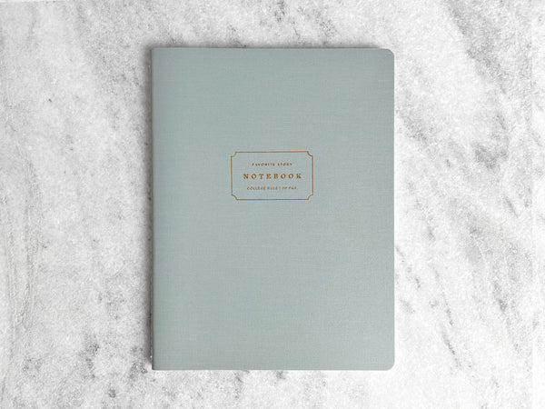 Favorite Story Notebook Ice Blue Composition Book