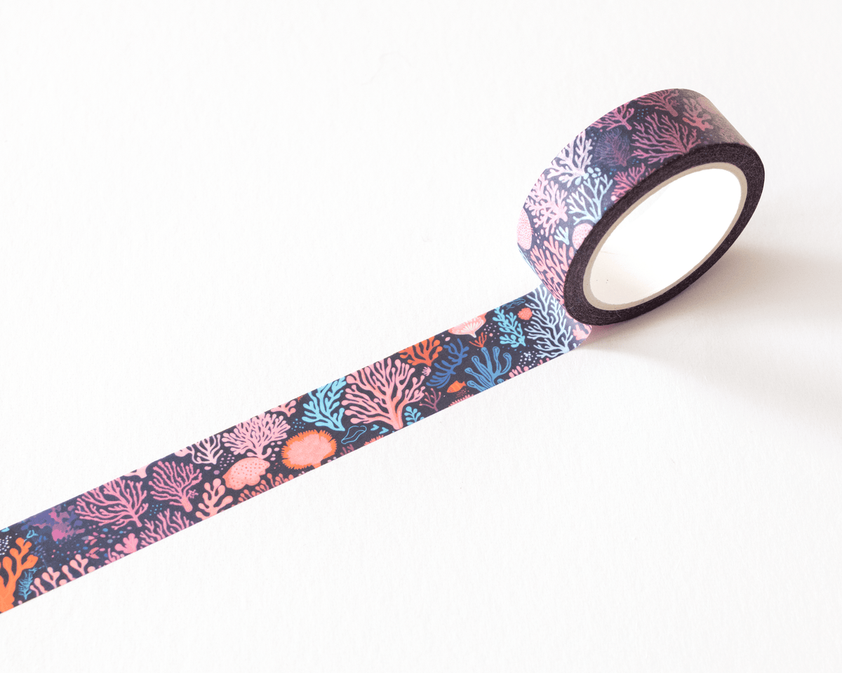 Favorite Story RippleSplash Studio (We Cover US Import Fees) Coral Reef Washi Tape