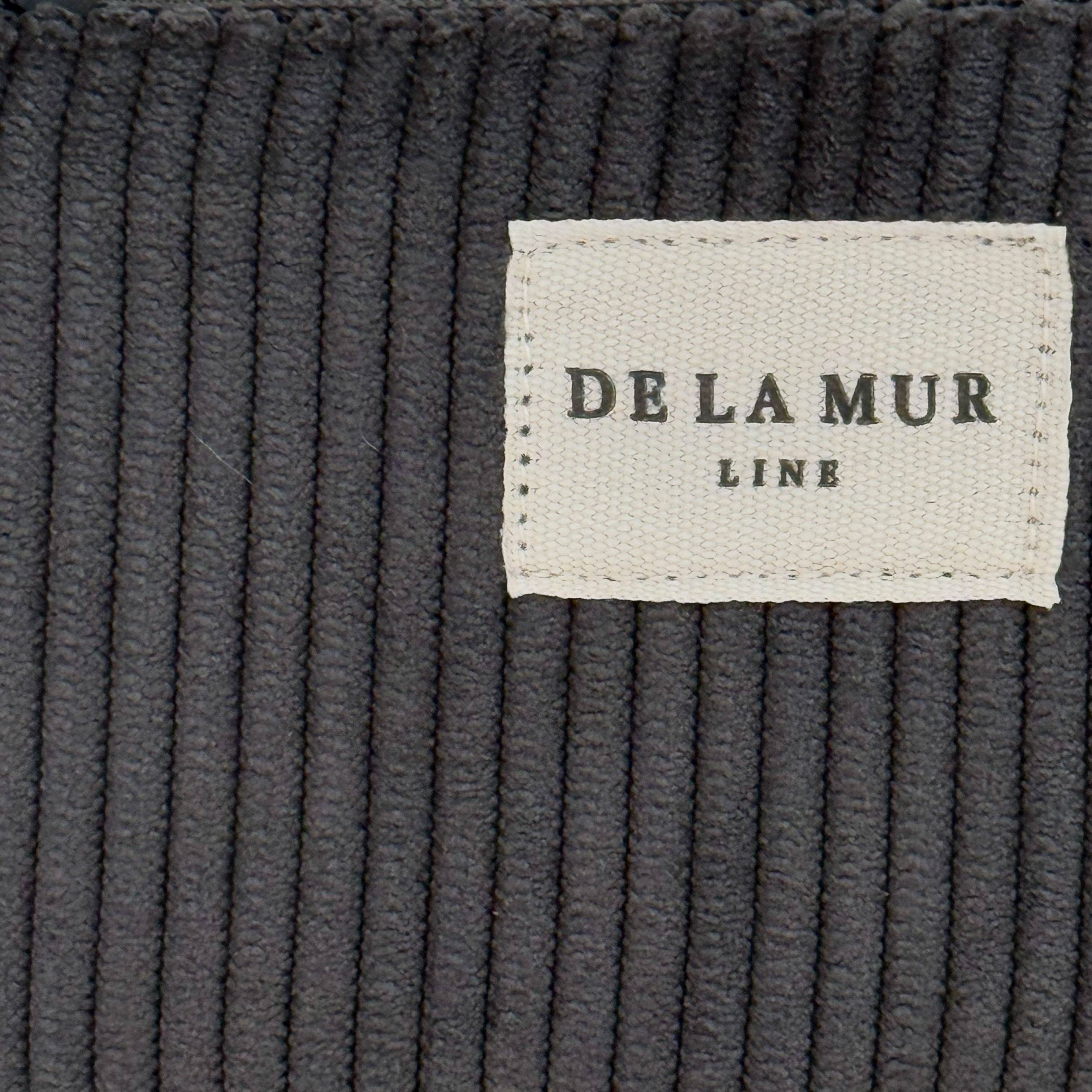Favorite Story DE LA MUR LINE US Inc Corduroy Eyewear Case – Charcoal Gray (Boni)