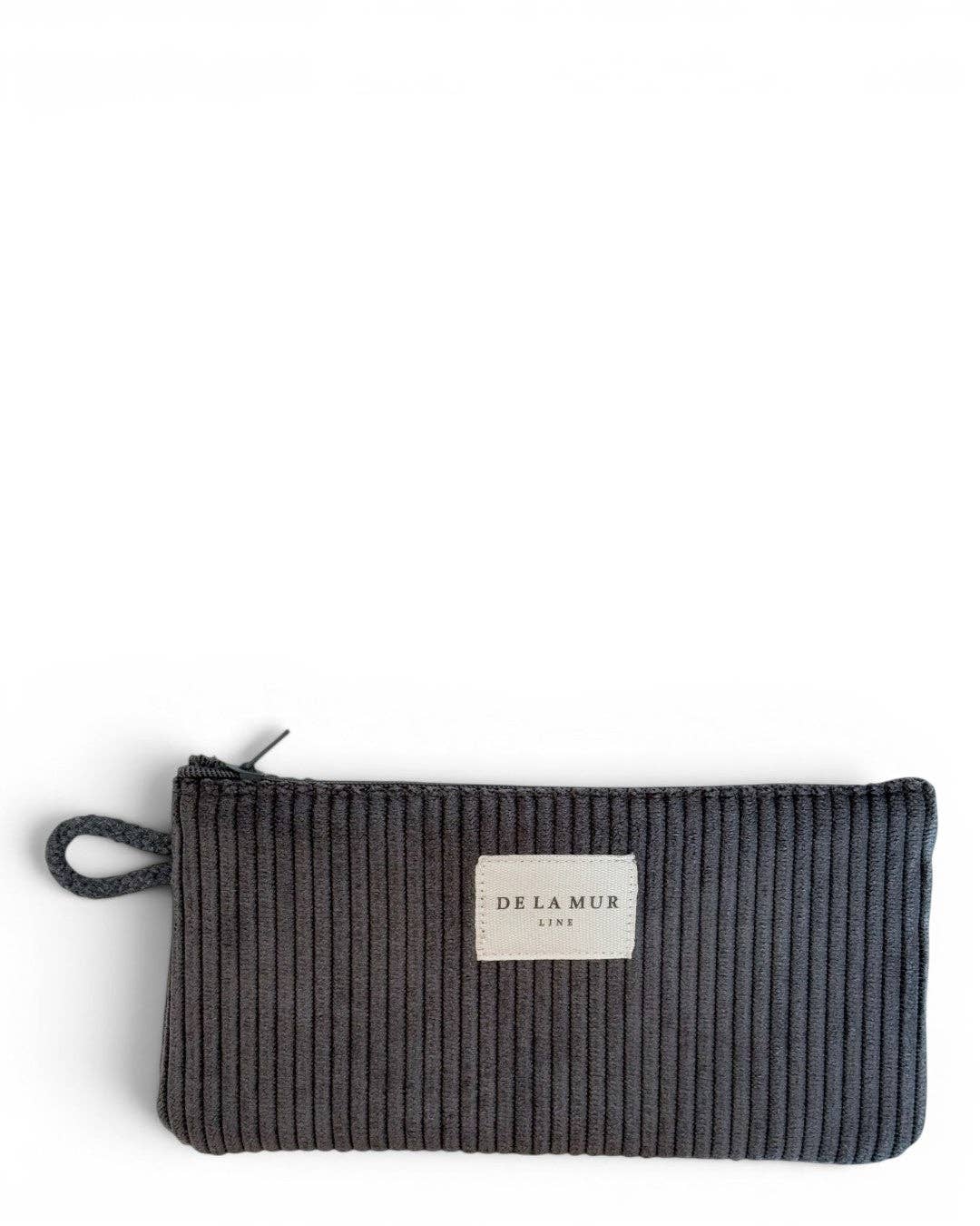 Favorite Story DE LA MUR LINE US Inc Corduroy Eyewear Case – Charcoal Gray (Boni)