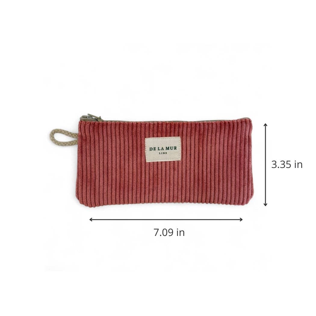 Favorite Story DE LA MUR LINE US Inc Corduroy Eyewear Case – Coral Pink (Coral)
