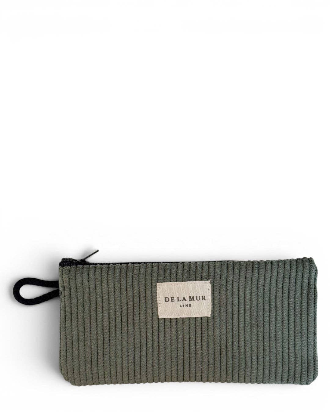 Favorite Story DE LA MUR LINE US Inc Corduroy Eyewear Case – Olive Green (Tree)