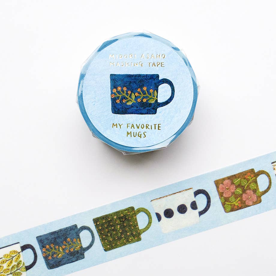 Favorite Story Japacolle — Japan Collections | See Latest News in "About" MY FAVORITE MUGS Cozyca Midori Asano Foil Washi Tape