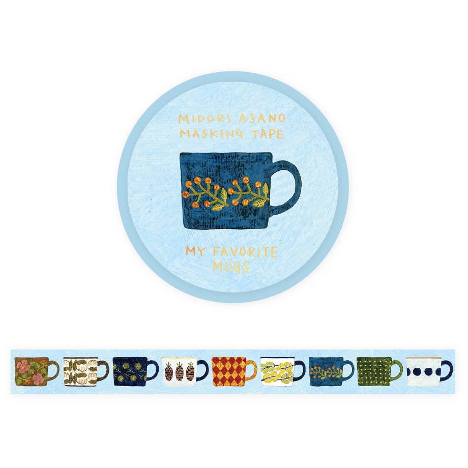 Favorite Story Japacolle — Japan Collections | See Latest News in "About" MY FAVORITE MUGS Cozyca Midori Asano Foil Washi Tape