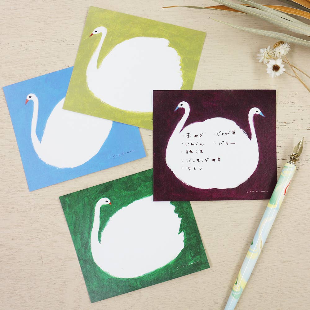 Favorite Story Japacolle — Japan Collections | See Latest News in "About" Swan Cozyca Subikiawa. Block Memo Pad