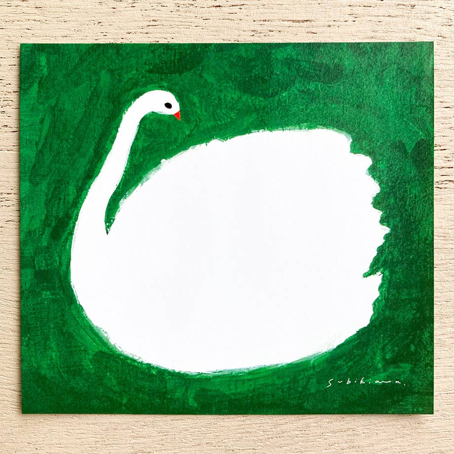 Favorite Story Japacolle — Japan Collections | See Latest News in "About" Swan Cozyca Subikiawa. Block Memo Pad
