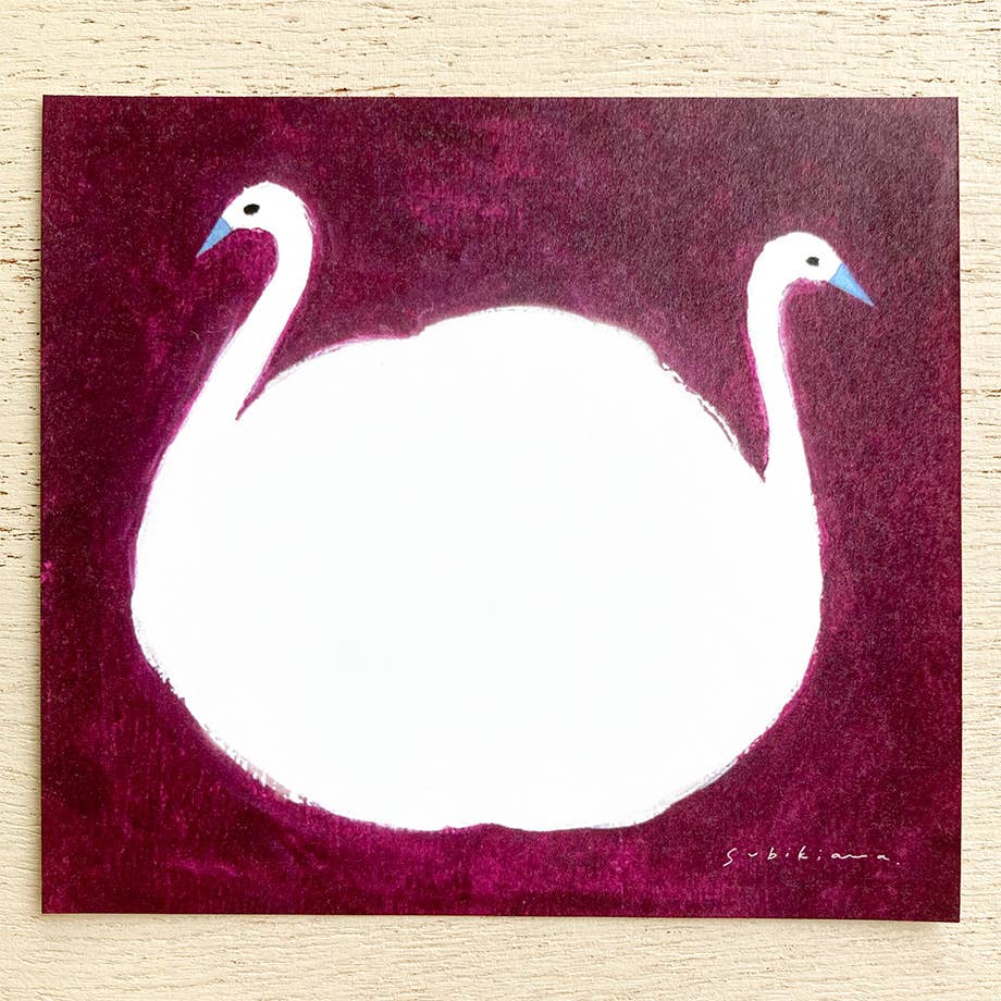 Favorite Story Japacolle — Japan Collections | See Latest News in "About" Swan Cozyca Subikiawa. Block Memo Pad