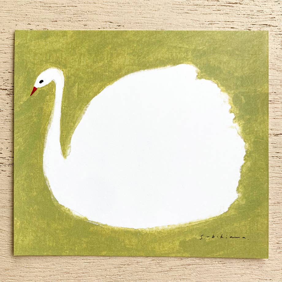 Favorite Story Japacolle — Japan Collections | See Latest News in "About" Swan Cozyca Subikiawa. Block Memo Pad