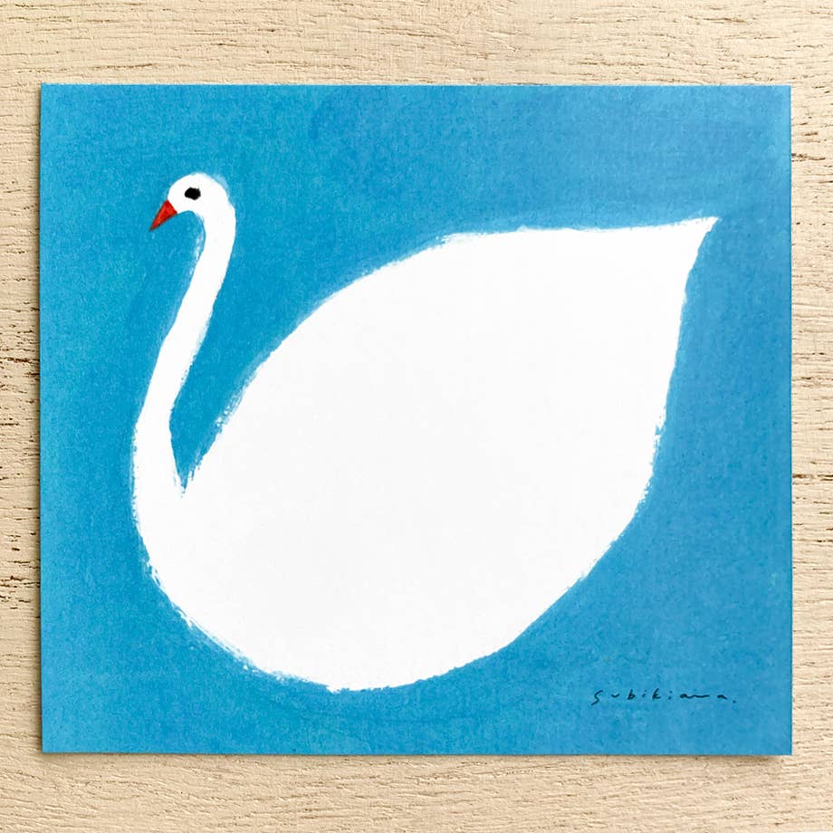 Favorite Story Japacolle — Japan Collections | See Latest News in "About" Swan Cozyca Subikiawa. Block Memo Pad
