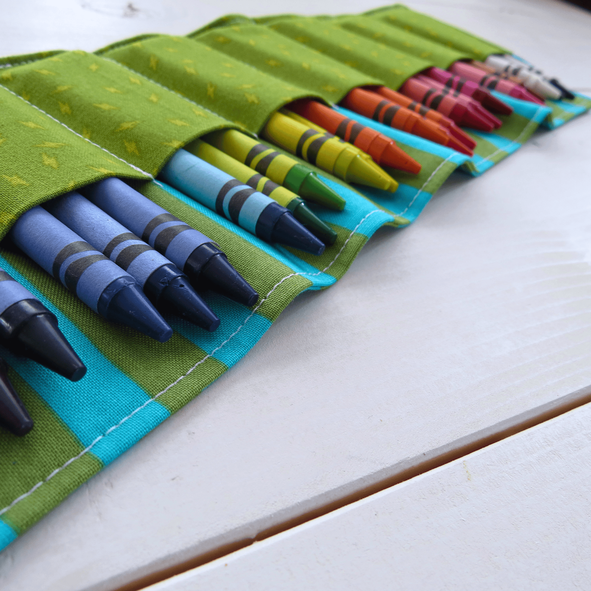 Favorite Story PaperFromHeaven Crayon Roll-Up Organizer – Stocking Stuffer for Kids