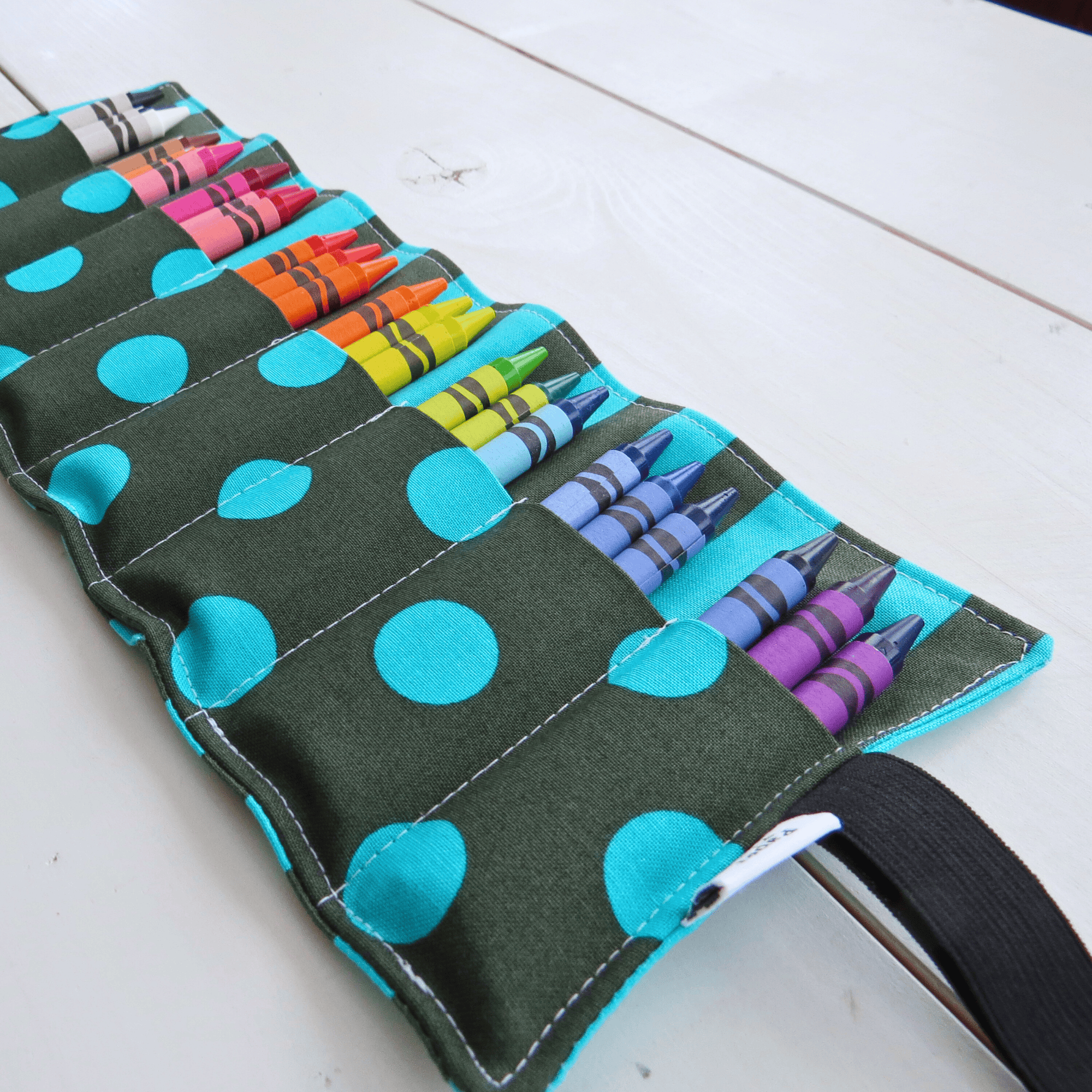 Favorite Story PaperFromHeaven Crayon Roll-Up Organizer – Travel Art Storage for Kids