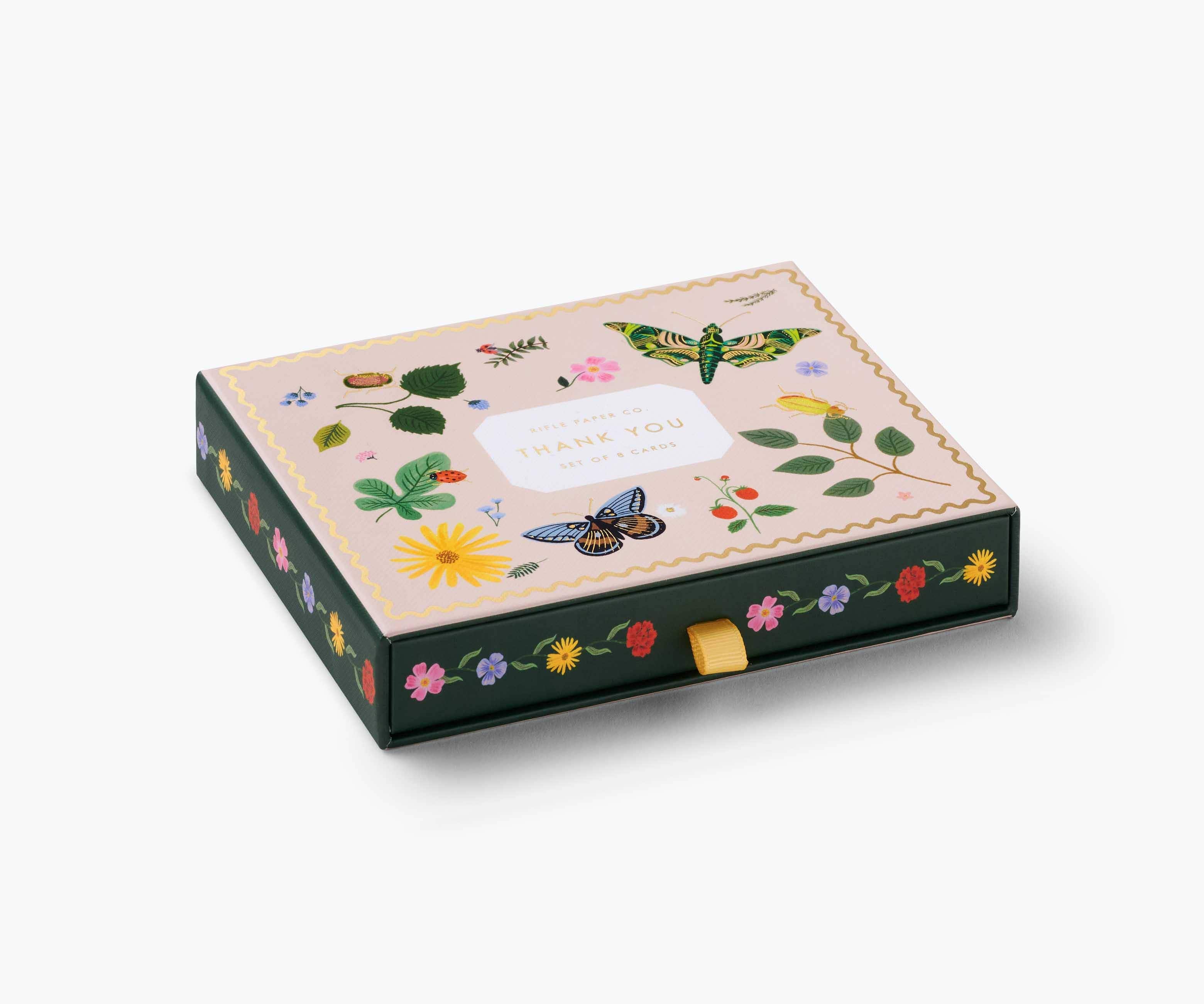 Favorite Story Rifle Paper Co. Curio Thank You Keepsake Card Box