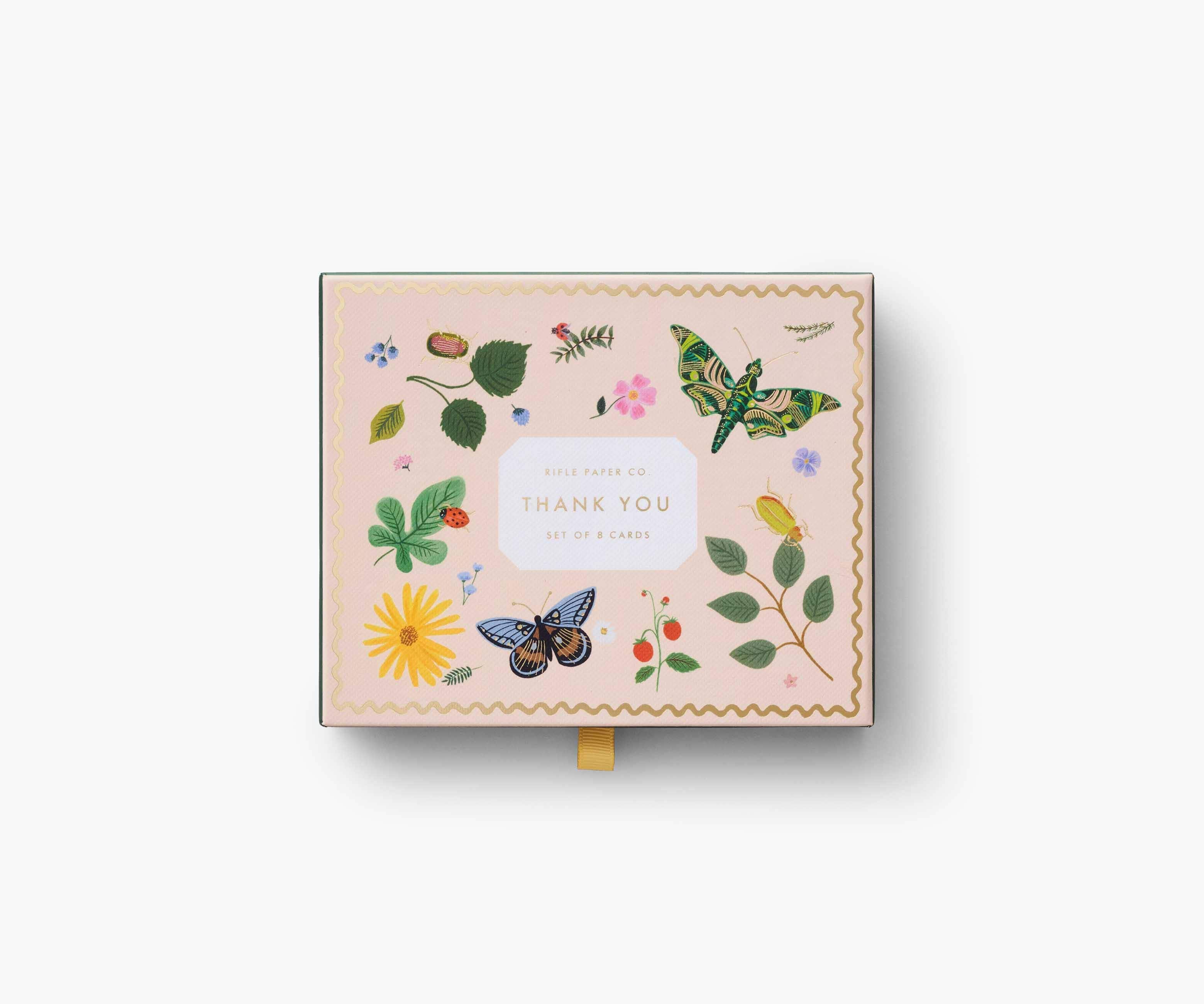 Favorite Story Rifle Paper Co. Curio Thank You Keepsake Card Box
