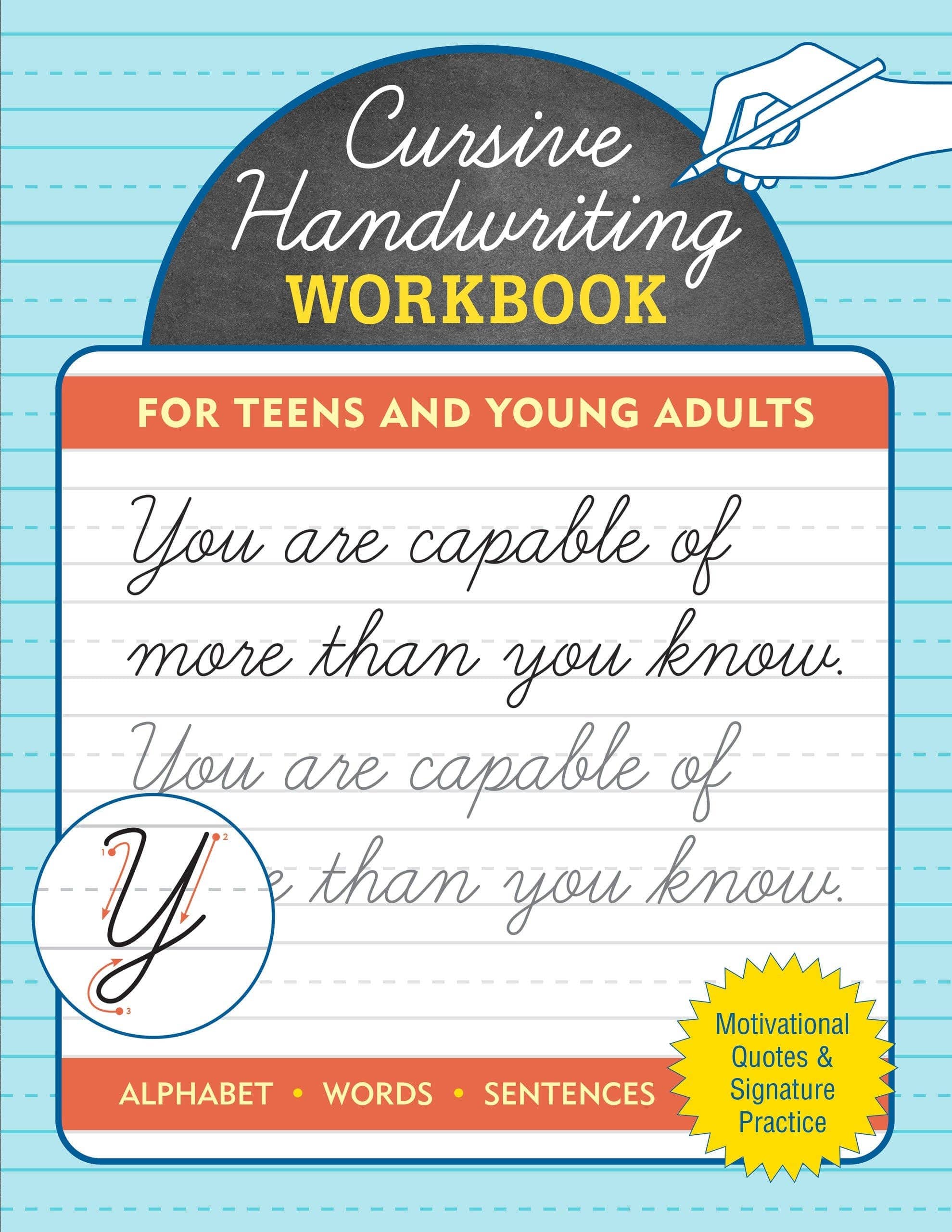Favorite Story Peter Pauper Press Cursive Handwriting Workbook for Teens and Young Adults